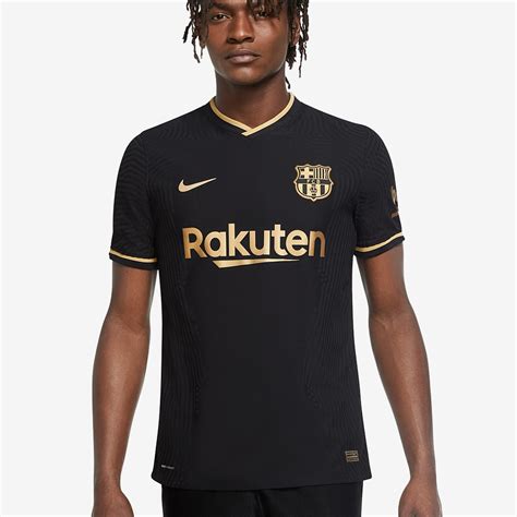 Nike Men's FC Barcelona 20/21 Away Jersey Black/Gold